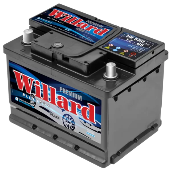 Batería Willard Blindada 65 amp. - UB 620 DERECHA Ag
